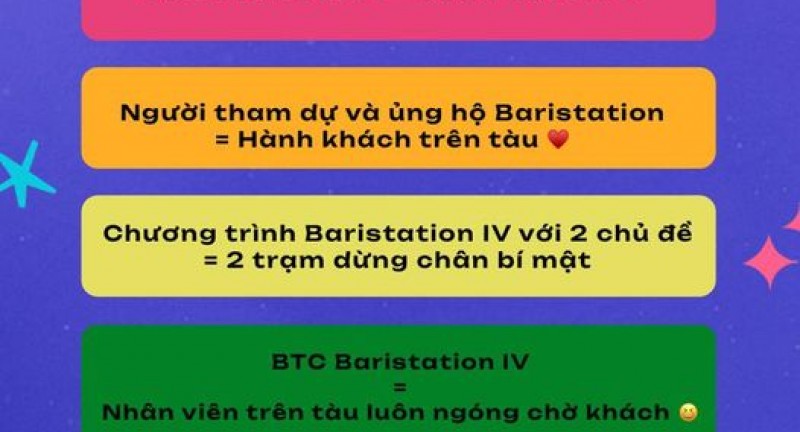 ĐOÀN TÀU BARISTATION IV